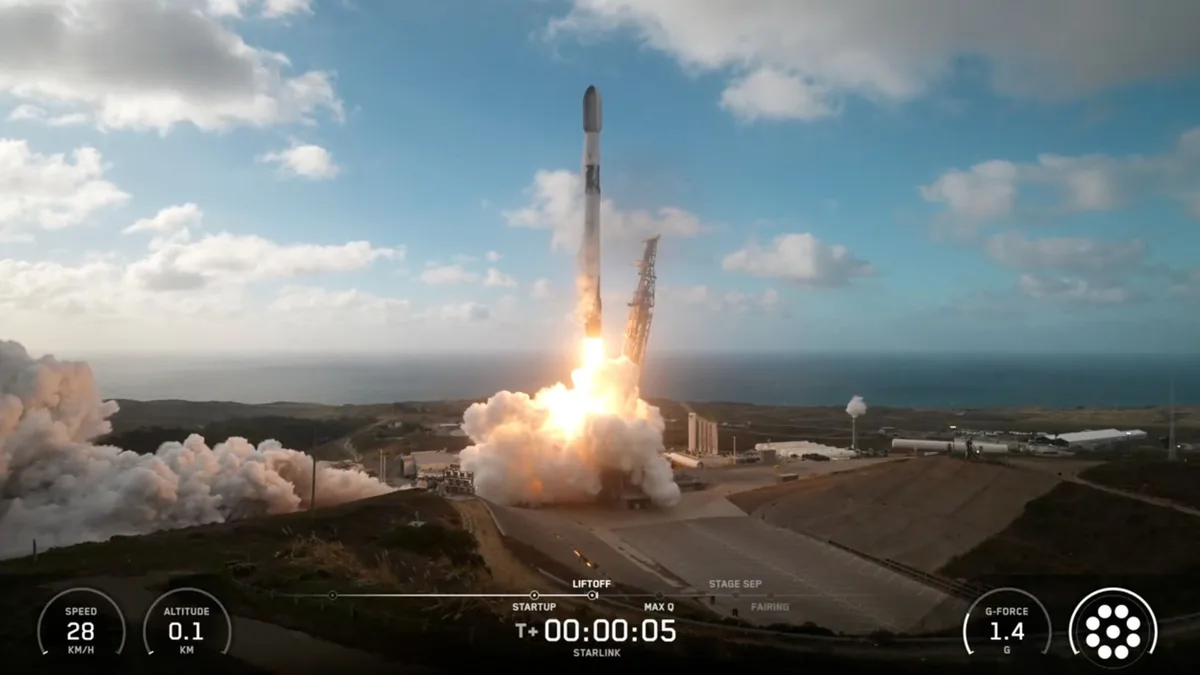 SpaceX, Kaliforniya'dan Yeni Starlink Görevini Gerçekleştirdi