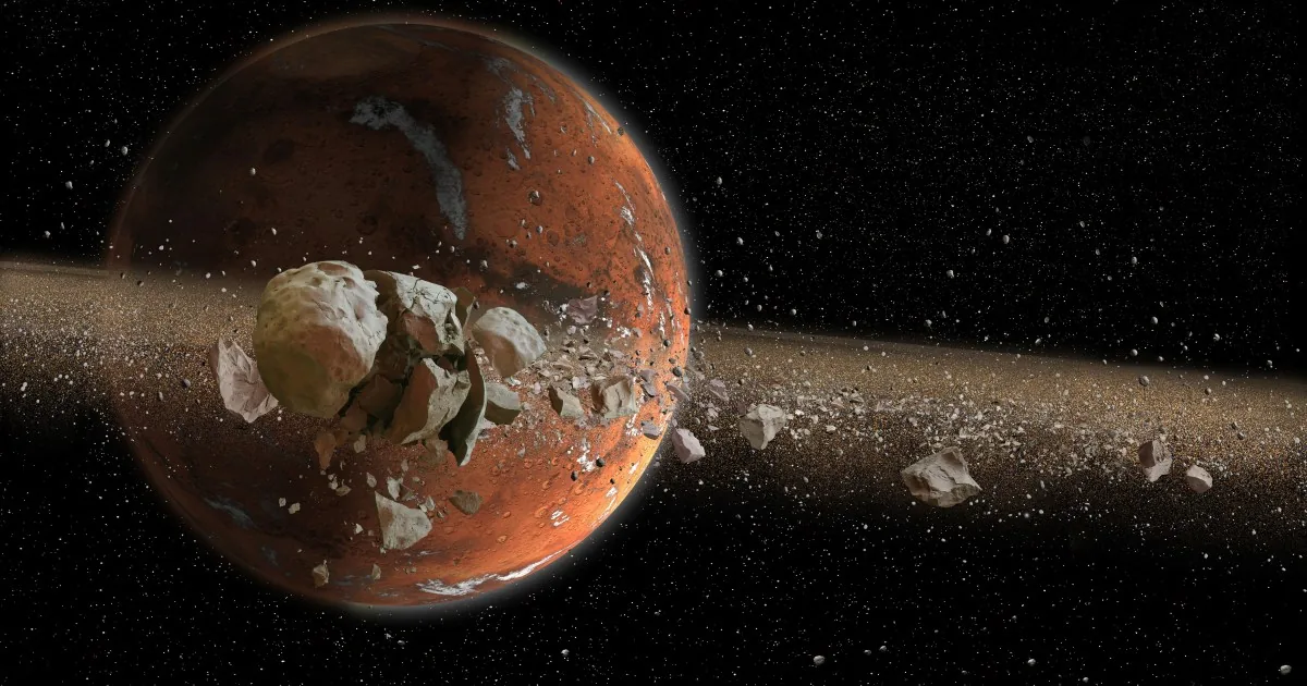 Mars'ın Ayı Phobos Bir Gökada Halkası Olacak