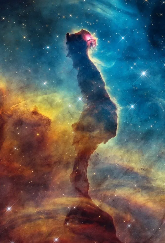 Examining the Cat's Head Nebula with the Hubble and JWST